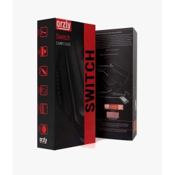 Orzly Carry Case Compatible with Nintendo Switch - Black 